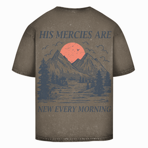 Oversize Washed T-Shirt his marcies are new every morning