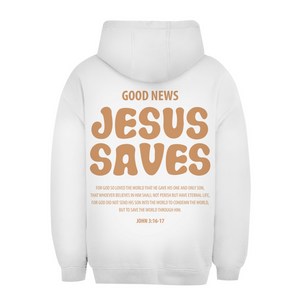 Unisex Oversize Hoodie jesus saves john 3:16-17