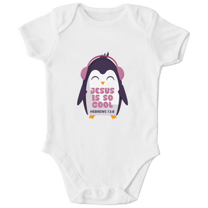 Kinder Bio Body jesus is so cool hebrews 13:8