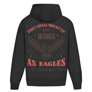 Oversize Hoodie Ohne Kordel mount up with wings isaiah 40:31