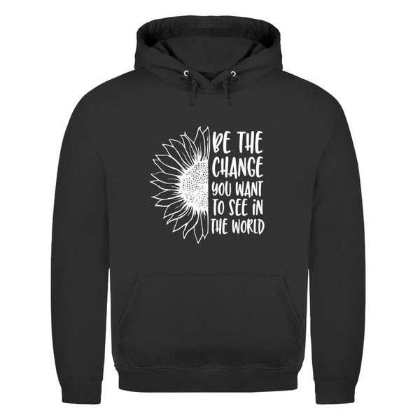 Herren Hoodie be the change you want to see in the world