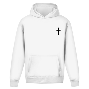 Oversize Hoodie Ohne Kordel kreuz