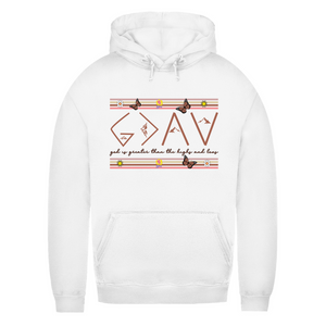 Damen Hoodie god is greater than the highs and lows