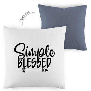 Kopfkissen zweifarbig simple blessed