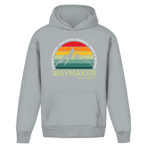 Oversize Hoodie Ohne Kordel waymaker isaiah 42:16