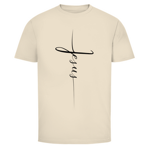 Herren T-Shirt jesus kreuz