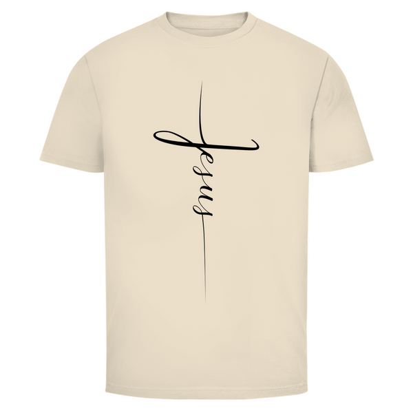 Herren T-Shirt jesus kreuz