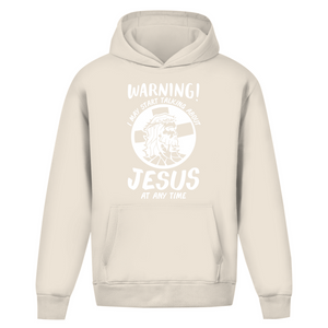 Oversize Hoodie Ohne Kordel jesus at any time