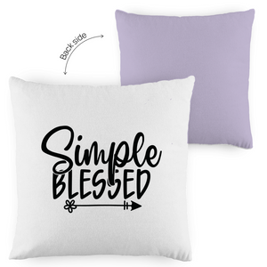 Kopfkissen zweifarbig simple blessed