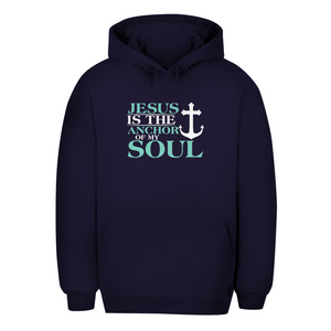 Unisex Oversize Hoodie jesus is the anchor of my soul segeln