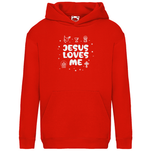 Kinder Hoodie jesus loves me