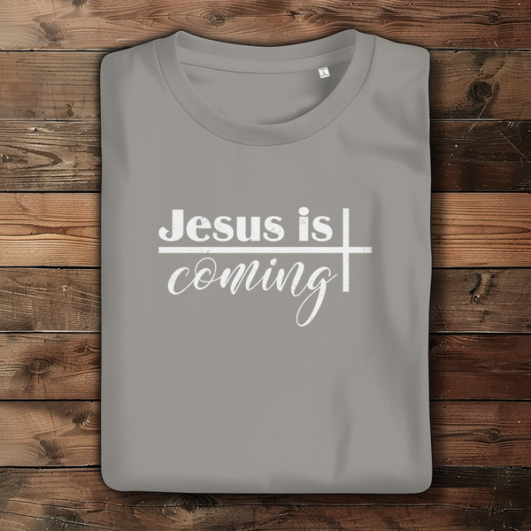 Damen Bio T-Shirt jesus is comig