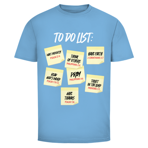 Herren T-Shirt to do list