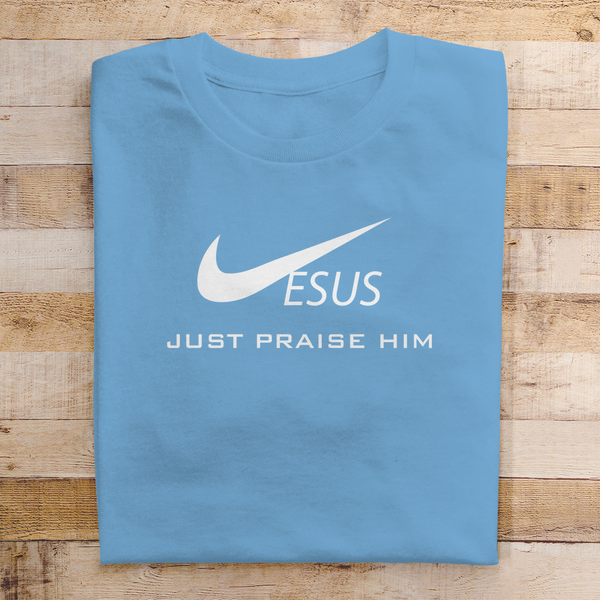 Herren T-Shirt jesus just praise him