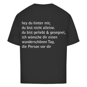 Oversize T-Shirt hey du hinter mir