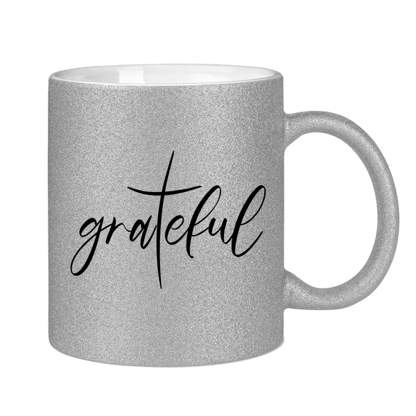 Glitzertasse grateful