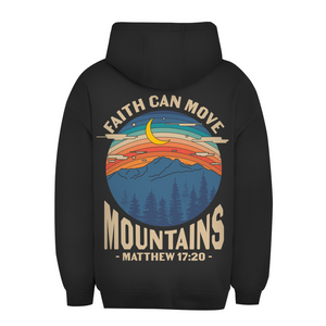 Unisex Oversize Hoodie faith can move mountains matthew 17:20