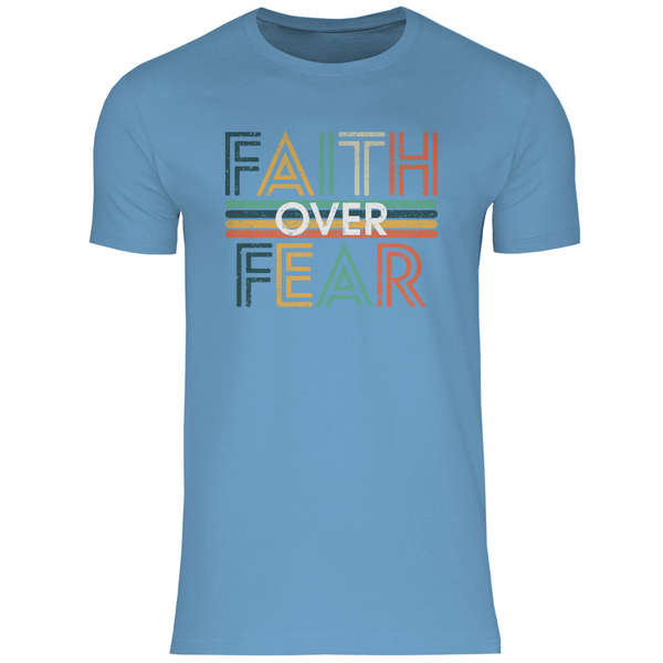 Herren T-Shirt faith over fear