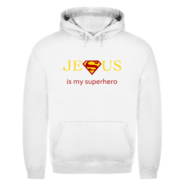 Herren Hoodie jesus is my superhero