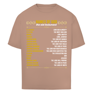 Oversize T-Shirt names of god