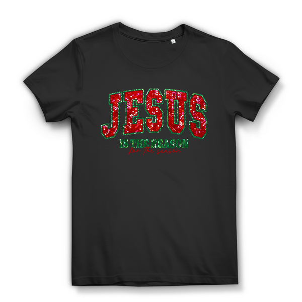 Damen Premium Bio T-Shirt jesus is the reason for the season