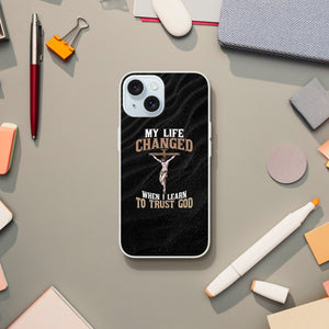i learn to trust god iPhone-Hülle