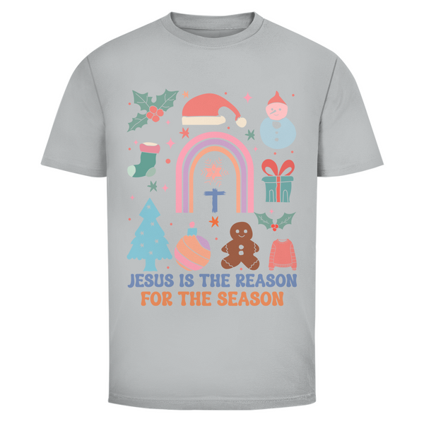 Herren T-Shirt jesus is the reason for the season