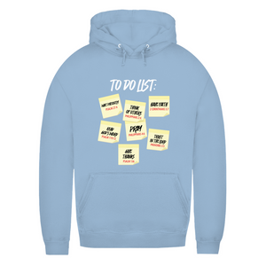 Damen Hoodie to do list