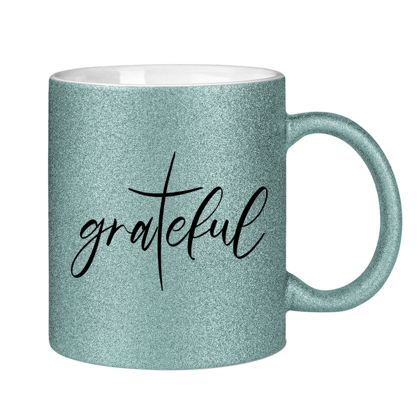 Glitzertasse grateful