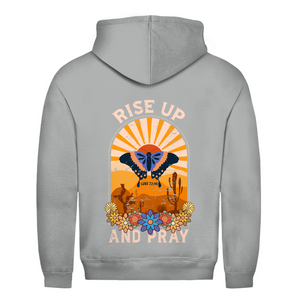 Herren Hoodie rise up and pray