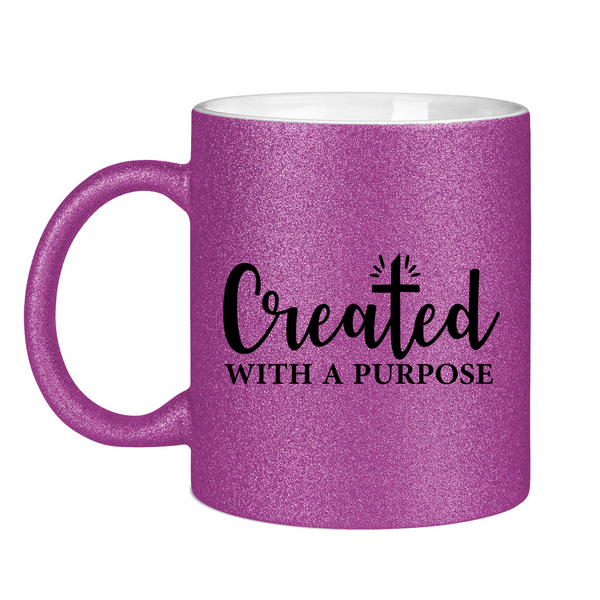 Glitzertasse created with a purpose