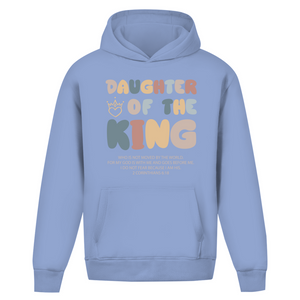 Oversize Hoodie Ohne Kordel daughter of the king 2 corinthians 6:18