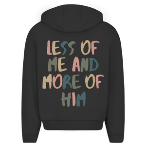 Oversize Zipper Hoodie less of me and more of him