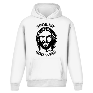 Oversize Hoodie Ohne Kordel spoiler god wins