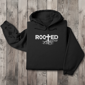 Herren Hoodie rooted in christ