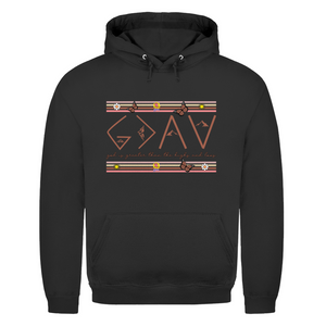Herren Hoodie god is greater than the highs and lows