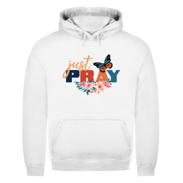 Herren Hoodie just pray