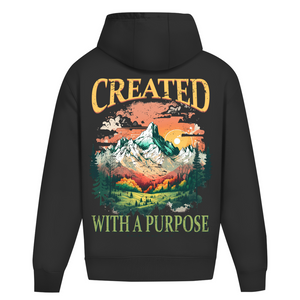 Oversize Hoodie Ohne Kordel created with a purpose ephesians 2:10