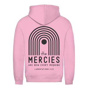 Damen Hoodie his marcies lamentations 3:23