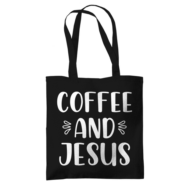 Tragetasche coffee and jesus