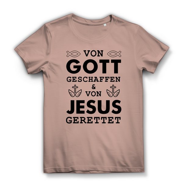 Damen Bio T-Shirt von gott geschaffen