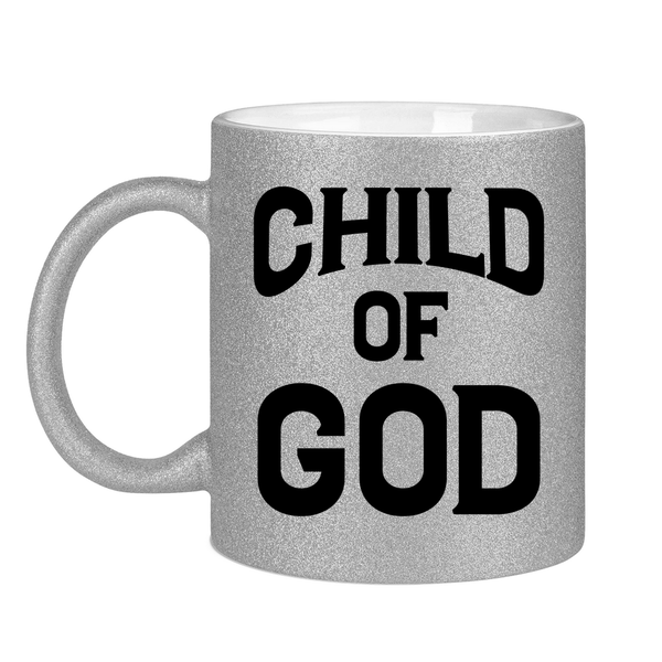 Glitzertasse child of god