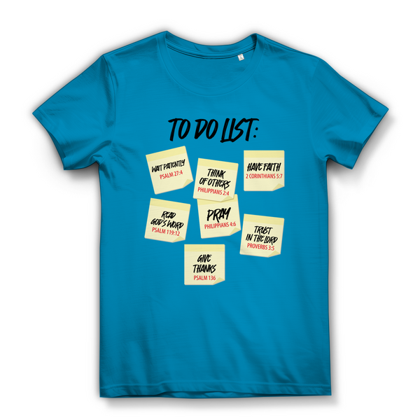 Damen Bio T-Shirt to do list