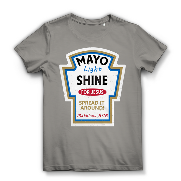 Damen Bio T-Shirt mayo light shine matthew 5:16