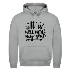 Herren Hoodie it is well with my soul
