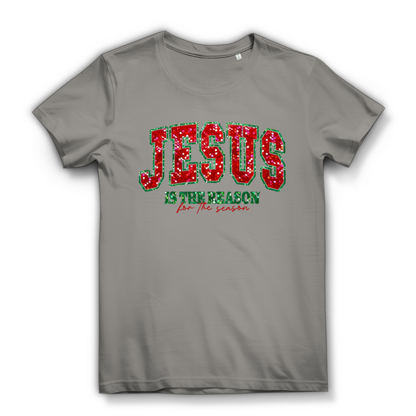 Damen Premium Bio T-Shirt jesus is the reason for the season