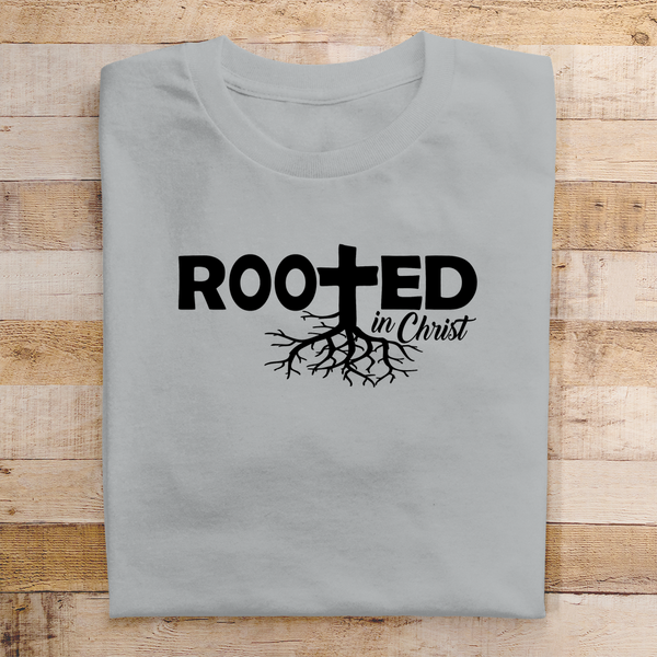 Herren T-Shirt rooted in christ