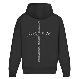 Oversize Hoodie Ohne Kordel for god so loved the world john 3:16