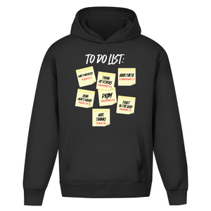 Oversize Hoodie Ohne Kordel to do list