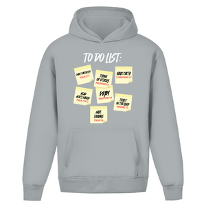 Oversize Hoodie Ohne Kordel to do list